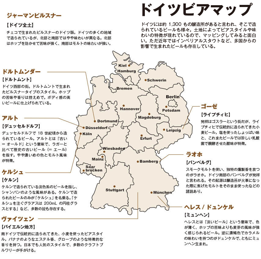 ドイツビアマップ
