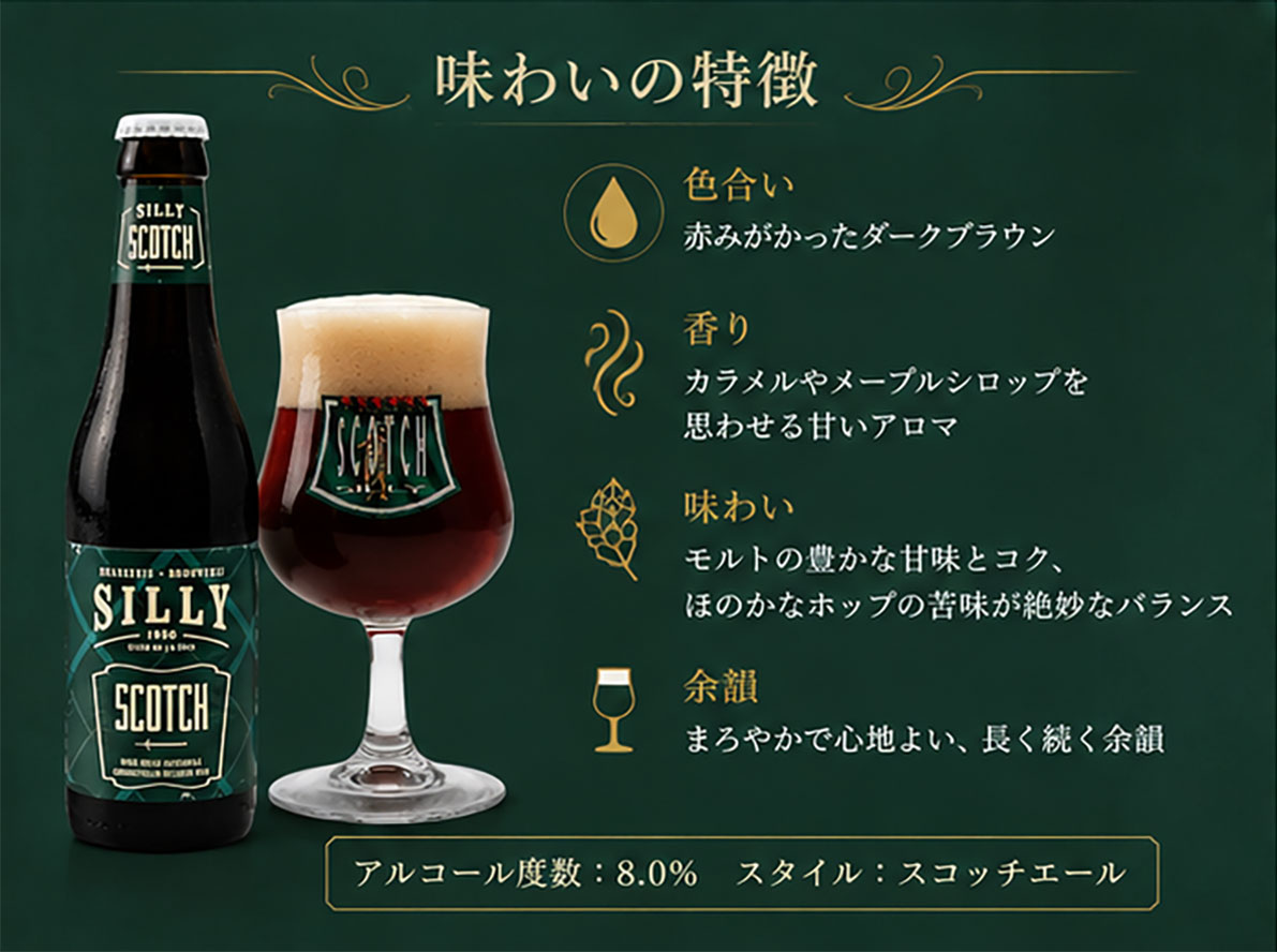 ベルギービール｜シリィ スコッチ330ml