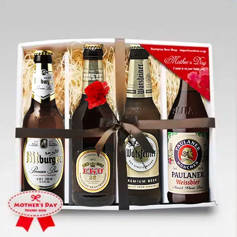 【母の日ギフト】人気ドイツビール4本セットA