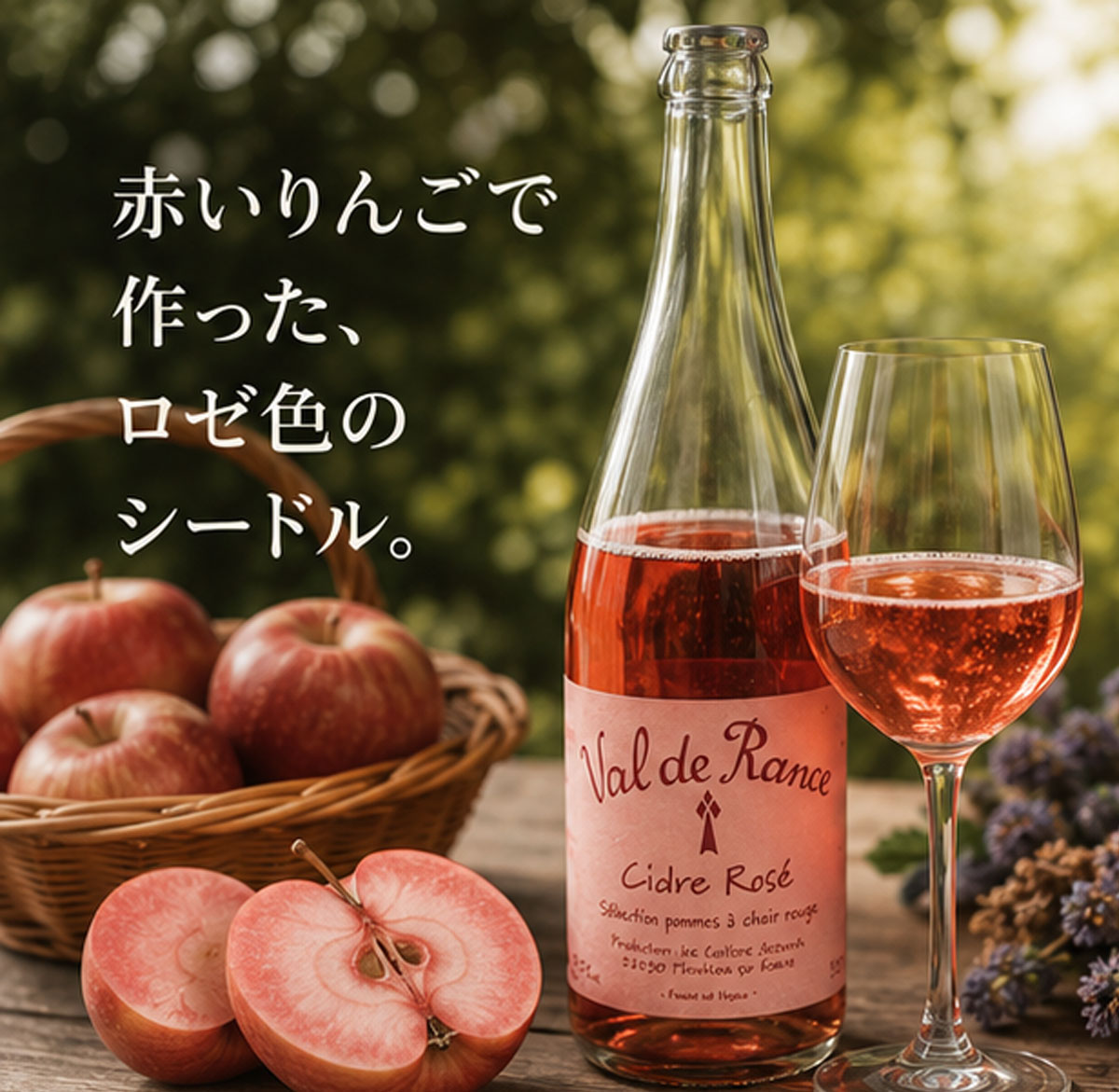 フランス産シードル 季節限定品 シードル　ヴァル･ド･ランス ロゼ 750ml