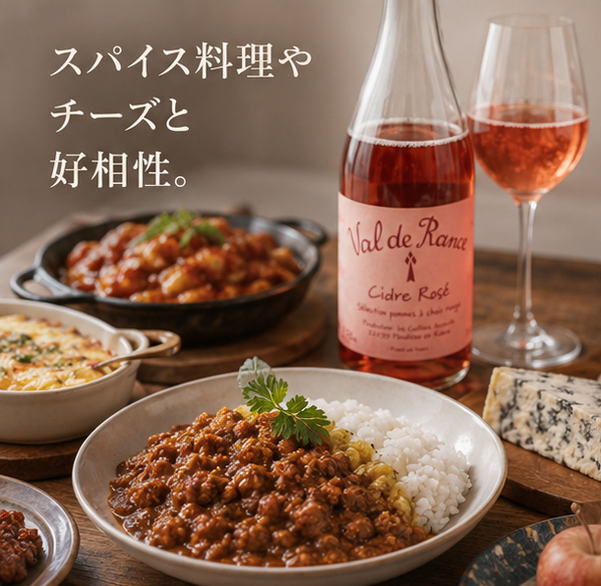 フランス産シードル 季節限定品 シードル　ヴァル･ド･ランス ロゼ 750ml