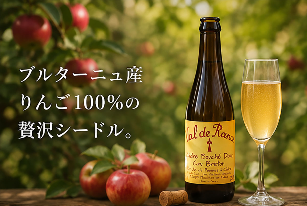 フランス産シードル シードル・ヴァルドランス・ブルトン ドゥー（甘口）250ml