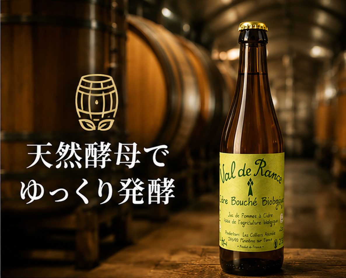 フランス産 シードル・ヴァルドランス・オーガニック（中辛口）250ml