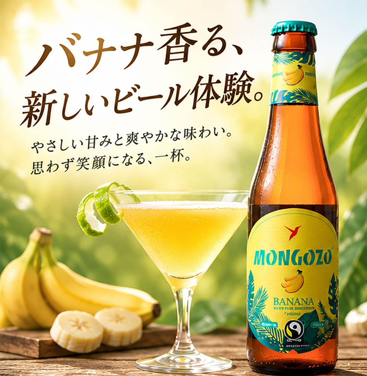 ベルギービール｜モンゴゾバナナ330ml（フルーツビール）