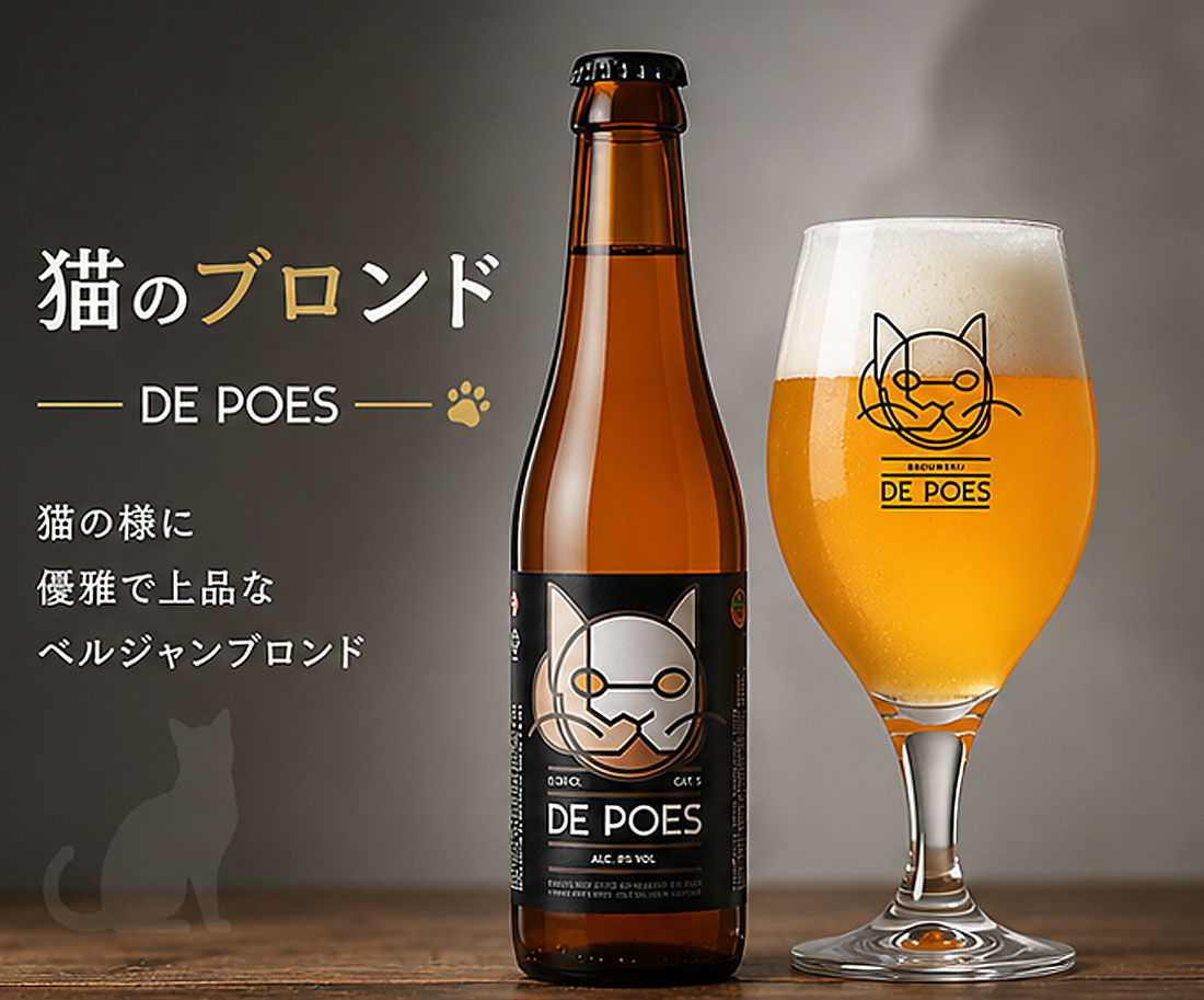 ベルギービール｜猫のブロンド330mL