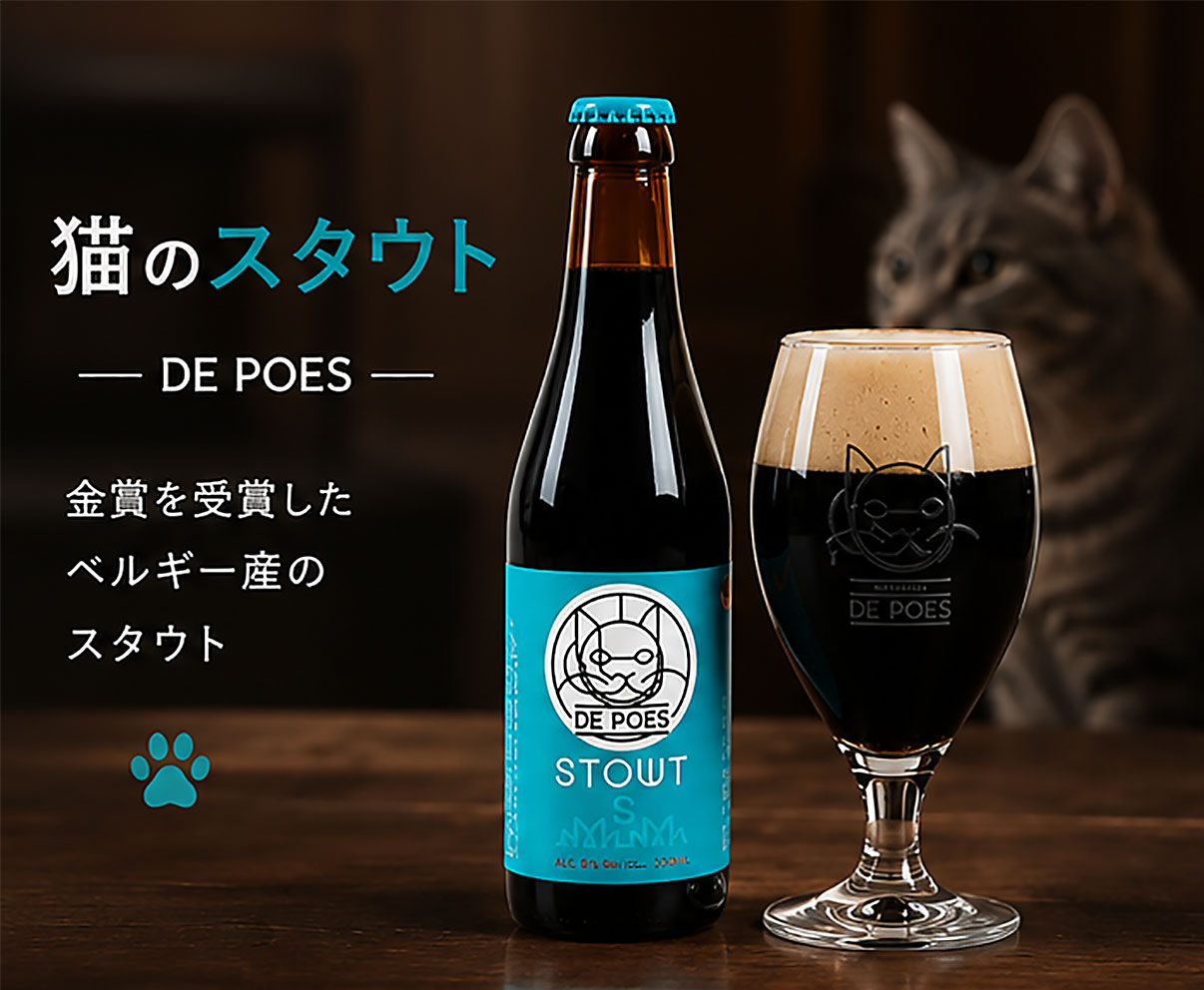 ベルギービール｜猫のスタウト330mL