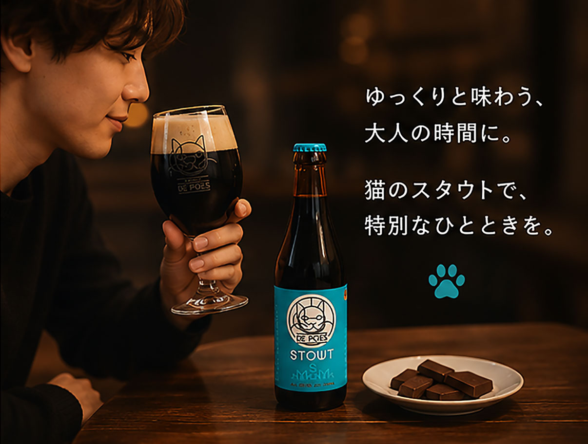 ベルギービール｜猫のスタウト330mL