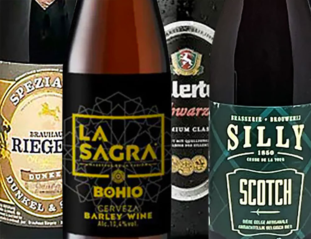 ★残暑見舞いギフト★人気の黒ビール330ml 6種6本飲み比べセットC