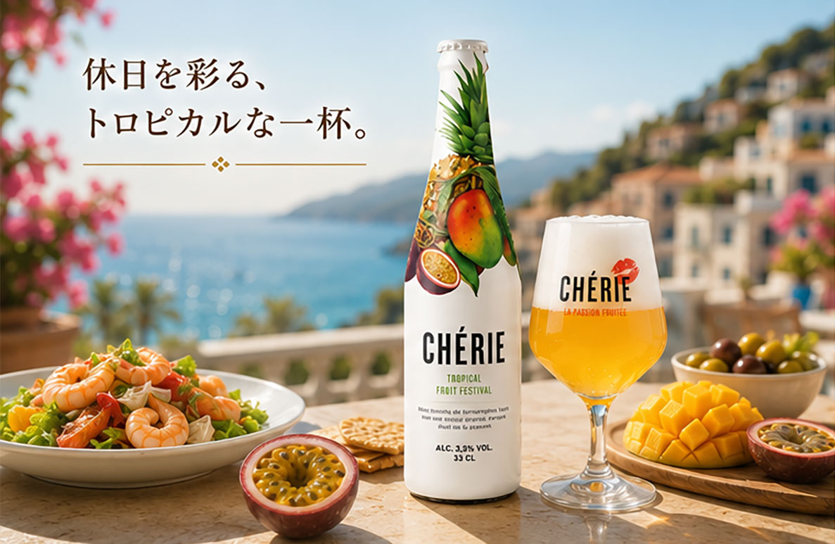 ベルギーフルーツビール トロピカルな恋人瓶330ml