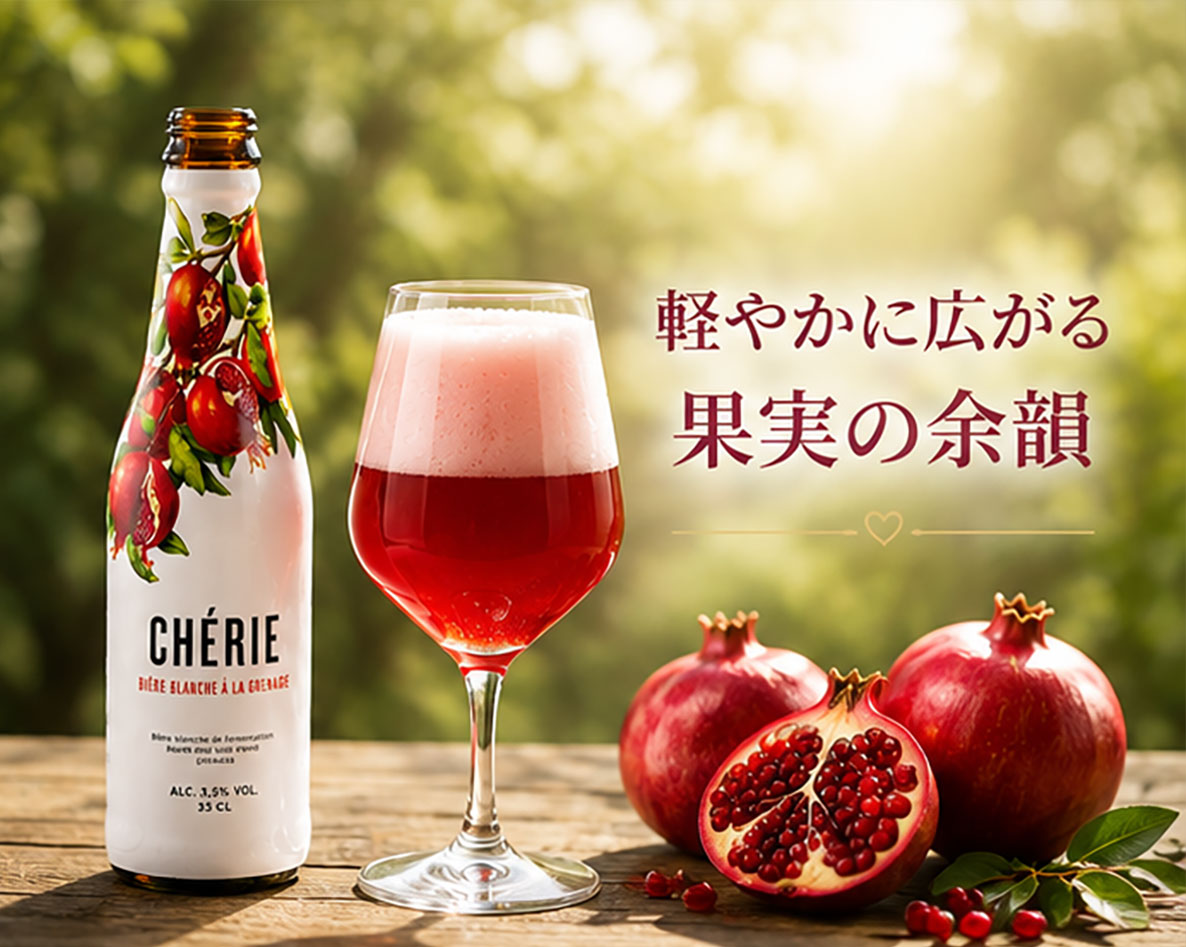 ベルギーフルーツビール ザクロの恋人瓶 330ml