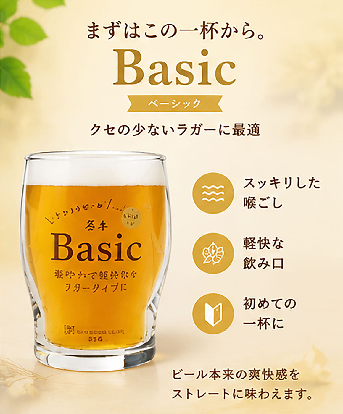 ビールグラス おしゃれセット ビール好きのためのビアグラス 3種セット
