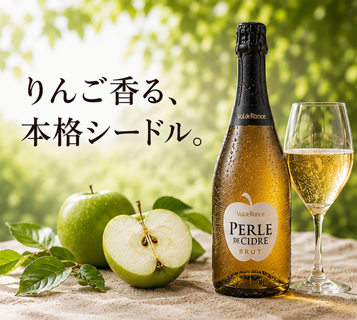【フランス産シードル】Val de Rance ペルル ド シードル ブリュット（辛口）750mL