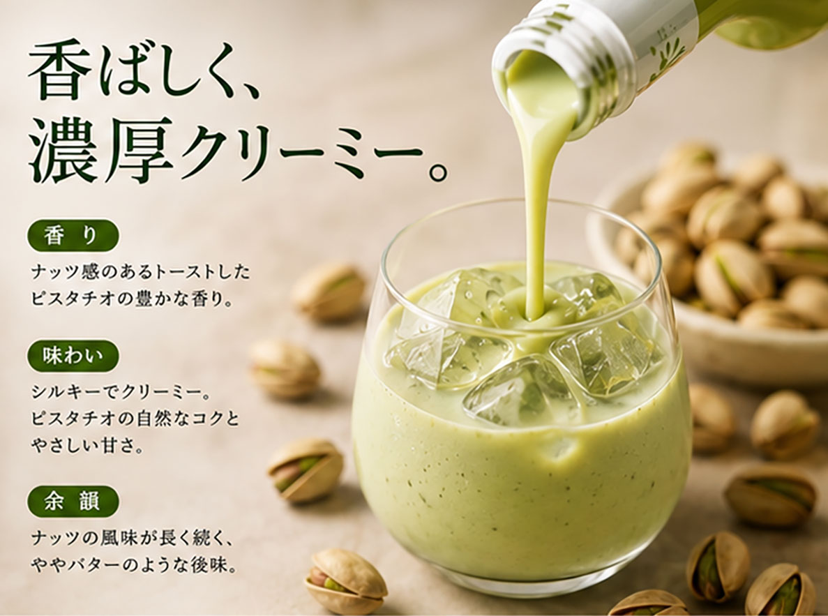 【スペイン産リキュール】ペシェリー ピスタチオ クリームリキュール 700ml